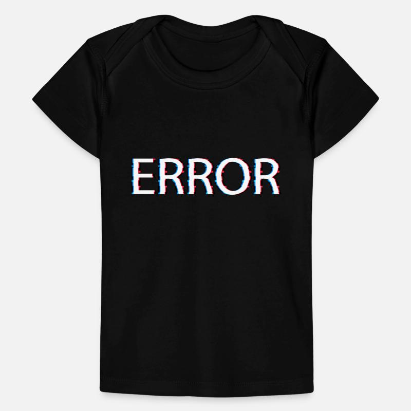 Conception d’erreur avec effet de glitch cool T-shirt Premium bébé bio