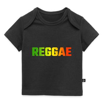 reggae - T-shirt Premium bébé bio - noir - Devant