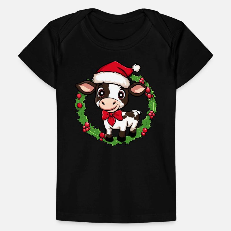 Kühe Weihnachten Baby Premium Organic T-Shirt