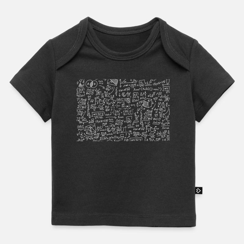 Mathématiques physique formule nerd professeur professeur tuteur - T-shirt Premium bébé bio - noir