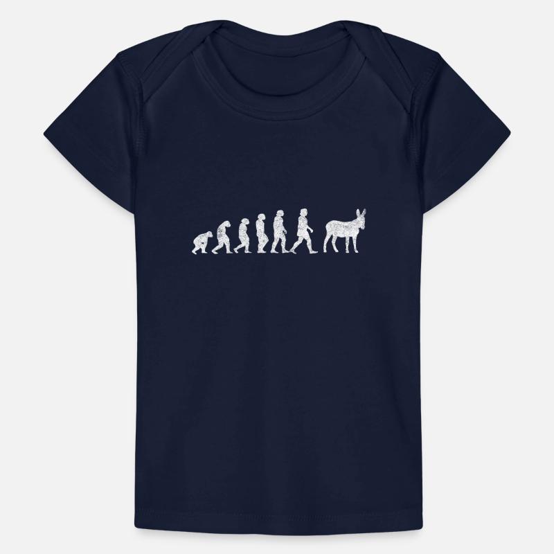 Donkey Mules Mules Mulis Evolution Baby Premium Organic T-shirt