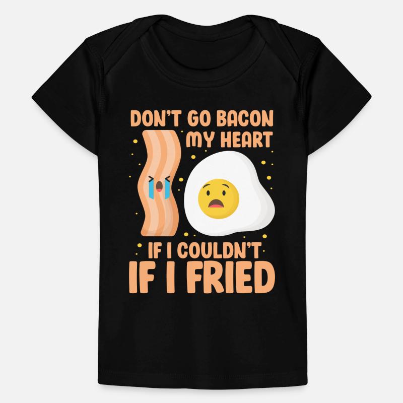 bacon egg Design pour les amateurs de blagues de chansons T-shirt Premium bébé bio
