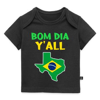 Brasilianisch-texanisches Design für Einwanderer - Baby Premium Organic T-Shirt - Schwarz - Vorne