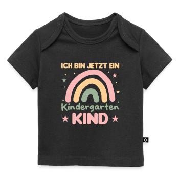 ich bin jetzt ein Kindergartenkind Kindergarten - Baby Premium Organic T-Shirt - Schwarz - Vorne