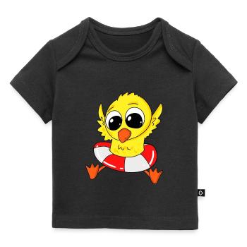 Duck Sea Swimming Outdoor Pool Indoor Pool Beach - Baby Premium Organic T-shirt - black - Front