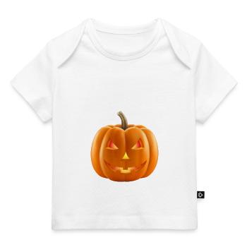 Kürbis Verleih | Halloween Kürbis Vermietung - Baby Premium Organic T-Shirt - Dunkelnavy - Vorne