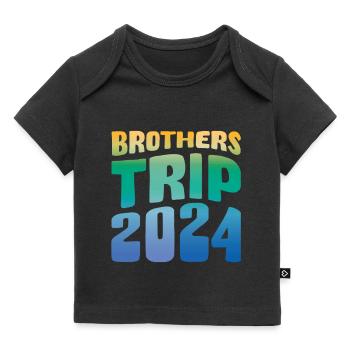 Voyage des frères 2024 - T-shirt Premium bébé bio - noir - Devant