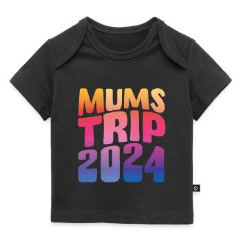 Voyage des mamans 2024 - T-shirt Premium bébé bio - noir - Devant