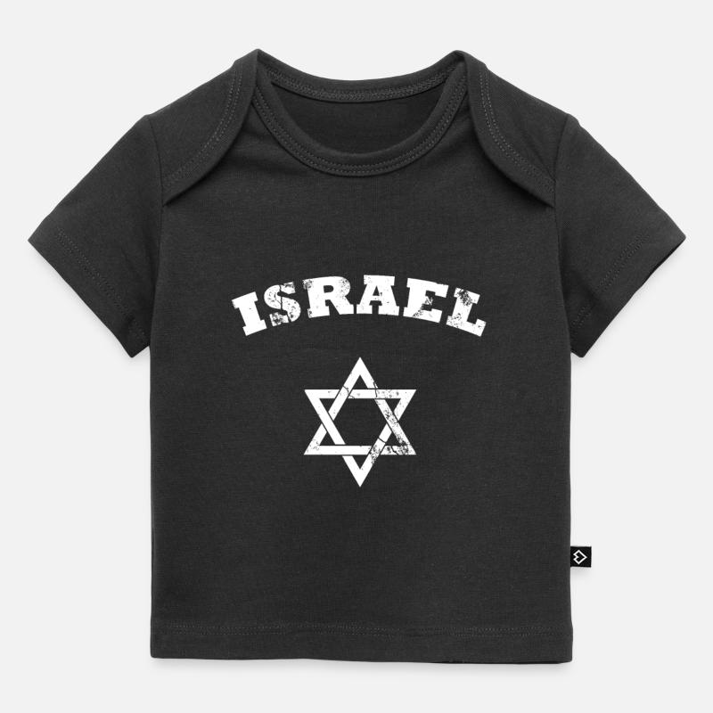 Israël étoile de David - T-shirt Premium bébé bio - noir