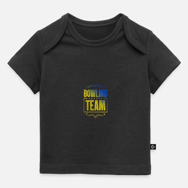 Équipe de bowling - T-shirt Premium bébé bio - noir