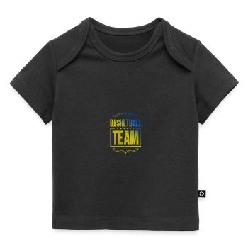 Équipe de basket-ball - T-shirt Premium bébé bio - noir - Devant