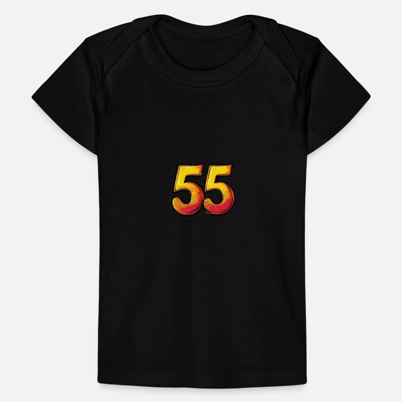 Bande dessinée à 55 chiffres T-shirt Premium bébé bio