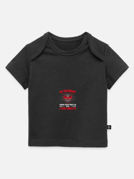 Mechanic CNC operator CNC milling cutter - Baby Premium Organic T-shirt - black