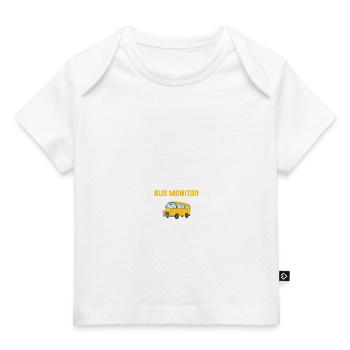 Schulbus-Monitor - Baby Premium Organic T-Shirt - Dunkelnavy - Vorne