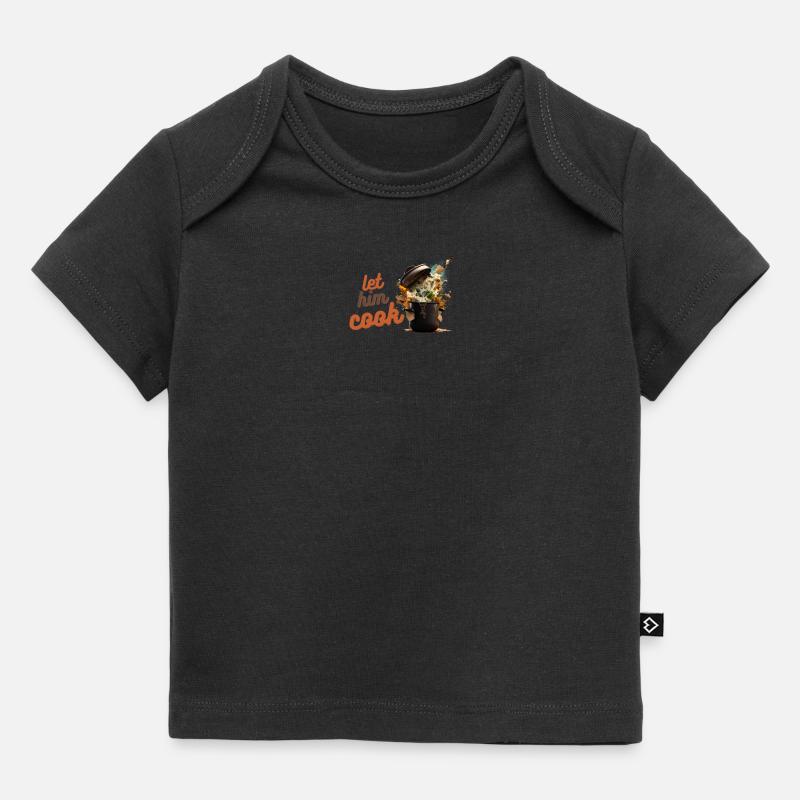 Laissez-le cuisiner une explosion de saveurs - T-shirt Premium bébé bio - noir