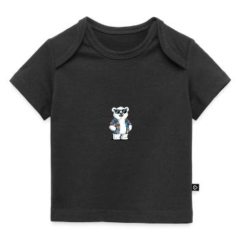 Lustiger Sommer Eisbär - Baby Premium Organic T-Shirt - Schwarz - Vorne