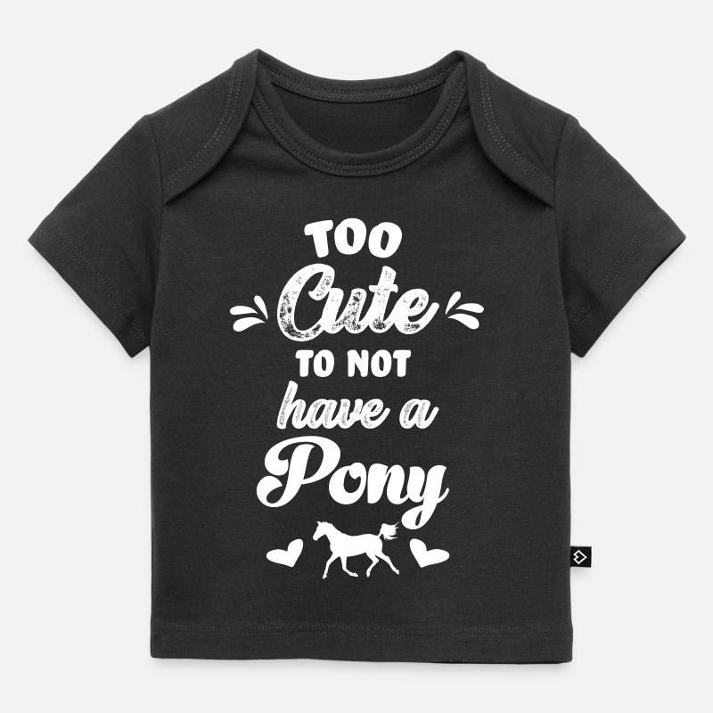 Cavalier bébé maman chevaux équitation cavalier - T-shirt Premium bébé bio - noir