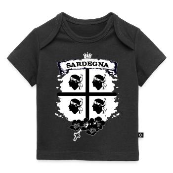 Sardegna - T-shirt Premium neonato bio - nero - Fronte