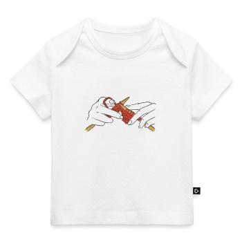I Hate Mismatched Yarn Knitting - Baby Premium Organic T-Shirt - Dunkelnavy - Vorne