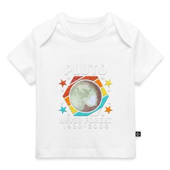 Pluto Never Forget Astronaut Planet Space - Baby Premium Organic T-shirt - dark navy - Front