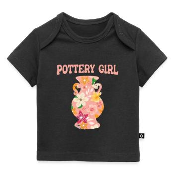 Töpfern - Baby Premium Organic T-Shirt - Schwarz - Vorne