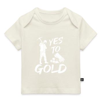 Goldbergbau Goldmine - Baby Premium Organic T-Shirt - Dunkelnavy - Vorne