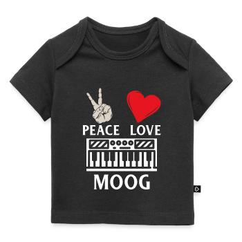 Moog Musical Instrument Moog Piano - Baby Premium Organic T-Shirt - Schwarz - Vorne