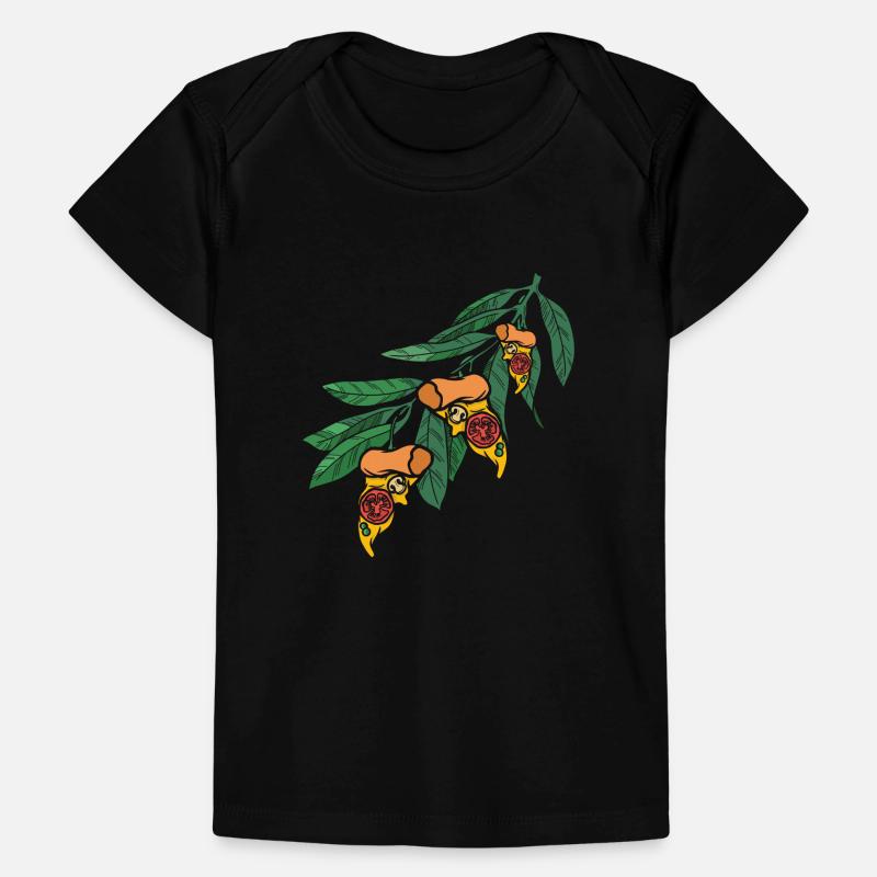 Feuilles de pizza T-shirt Premium bébé bio