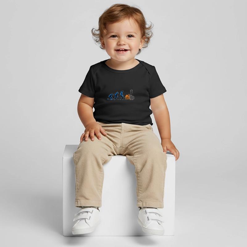 Flugzeug Mechaniker Evolution Baby Premium Organic T-Shirt
