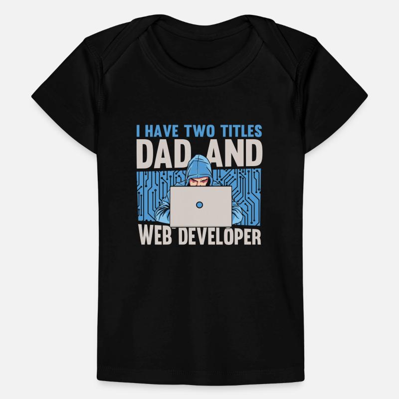 Web Entwickler Webdeveloper Vater Baby Premium Organic T-Shirt