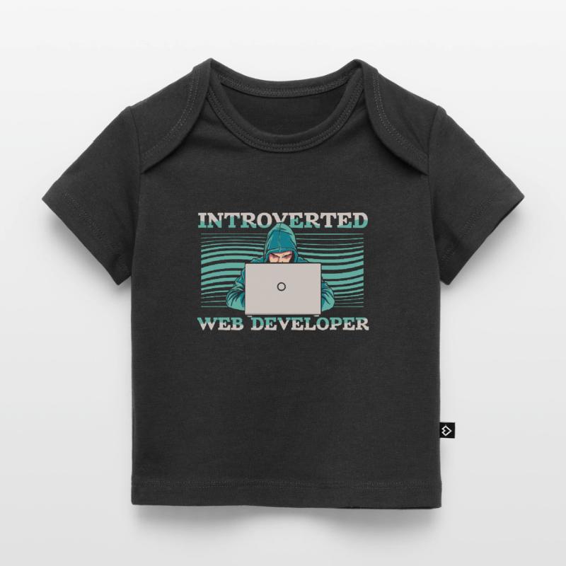 Web Entwickler Webdeveloper Introvertierte Baby Premium Organic T-Shirt