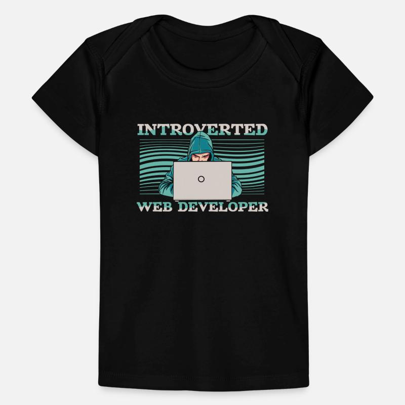 Web Entwickler Webdeveloper Introvertierte Baby Premium Organic T-Shirt