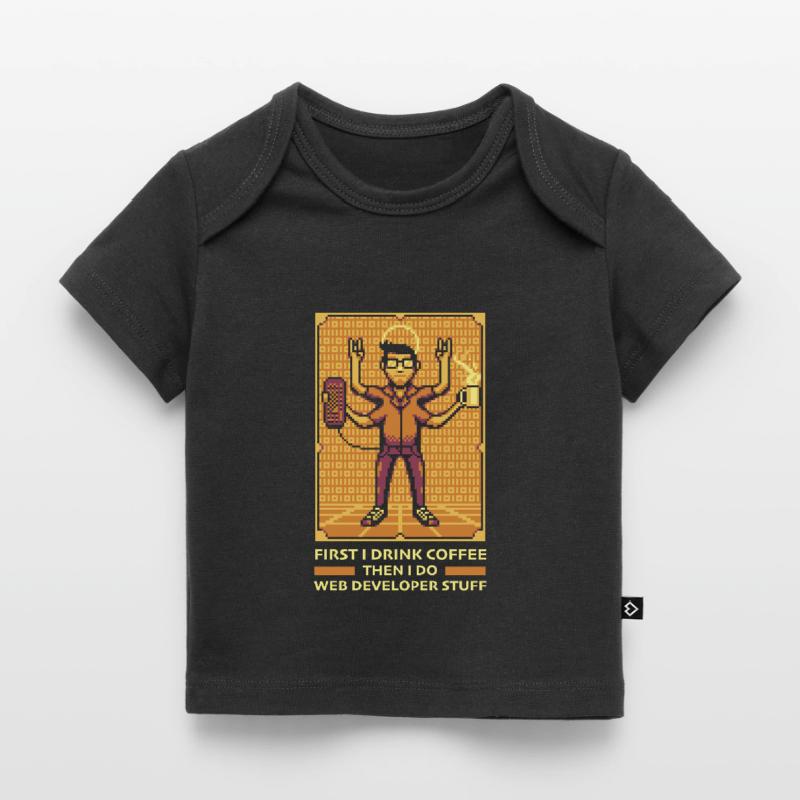 Web Entwickler Webdeveloper Kaffee Baby Premium Organic T-Shirt