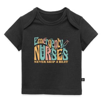 Nurse Emergency - Baby Premium Organic T-shirt - black - Front