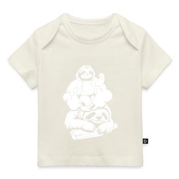 Faultier Witzig - Baby Premium Organic T-Shirt - Dunkelnavy - Vorne