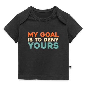 Eishockey Torwart - Baby Premium Organic T-Shirt - Schwarz - Vorne