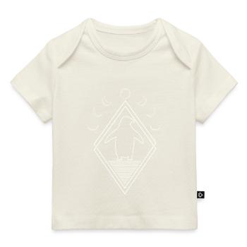 Pinguin Moon Phases - Baby Premium Organic T-Shirt - Dunkelnavy - Vorne