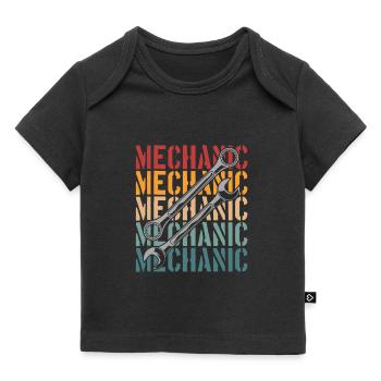 Car mechanic - Baby Premium Organic T-shirt - black - Front