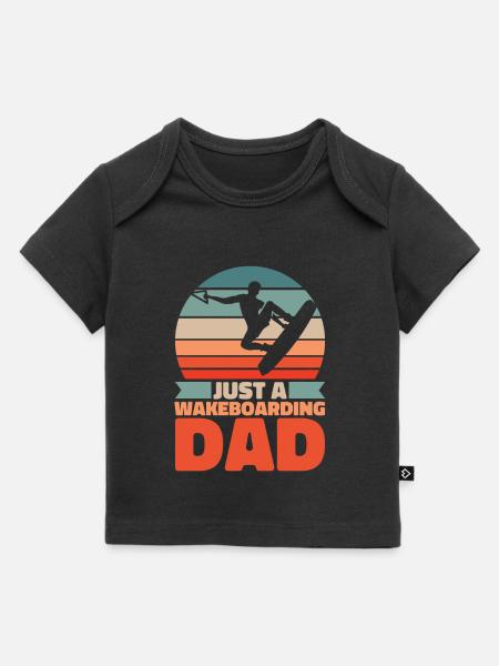 Wakeboard Wakeboarder Vater - Baby Premium Organic T-Shirt - Schwarz