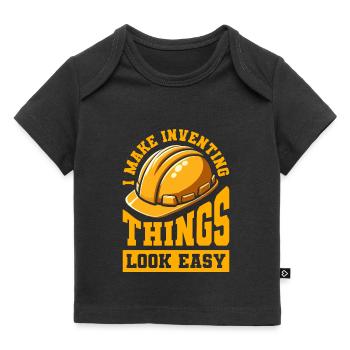 Ingenieur - Baby Premium Organic T-Shirt - Schwarz - Vorne
