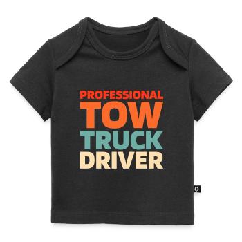 Abschleppdienst Abschlepper - Baby Premium Organic T-Shirt - Schwarz - Vorne