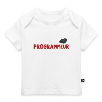 Programmeur Informatique Développeur Cadeau Humour - T-shirt Premium bébé bio - marine foncé - Devant
