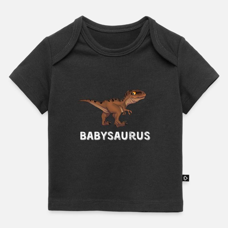 Babysaurus - Baby Premium Organic T-Shirt - Schwarz