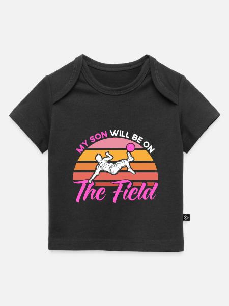 Sports Fan Football Mama Football Cadeau - T-shirt Premium bébé bio - noir