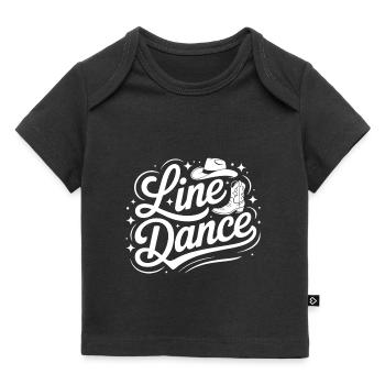 Line Dance mein Hobby - meine Passion - mein Ding - Baby Premium Organic T-Shirt - Schwarz - Vorne
