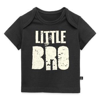 Geschenkidee für kleinen Bruder - Baby Premium Organic T-Shirt - Schwarz - Vorne
