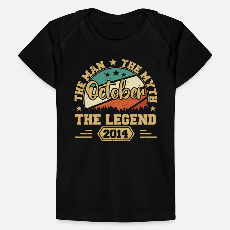 October 2014 Birthday Gift 2014 October Baby Premium Organic T-shirt