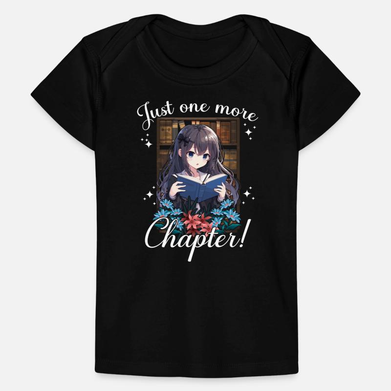 Nur noch ein Kapitel Anime-Mädchen-Lesebuch Baby Premium Organic T-Shirt