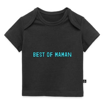 MOM. MOTHER'S DAY. HAPPY MOTHER'S DAY. I LOVE YOU - Baby Premium Organic T-shirt - black - Front