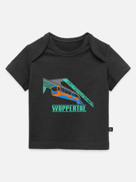 Wuppertal Schwebebahn - Baby Premium Organic T-Shirt - Schwarz